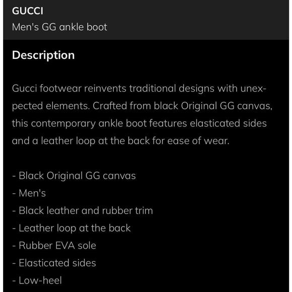 Gucci GG Jacquard Canvas Ankle Chelsea Boots Green Black 10.5/US 11 NIB $1,150 - Picture 11 of 15